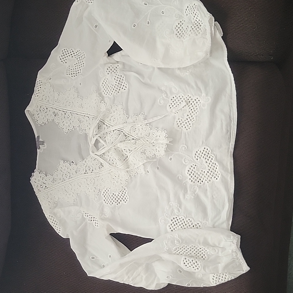 Charlotte Russe White Blouse Size S